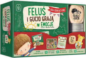 Feluś i Gucio grają w emocje Nasza Księgarnia zestaw gier edukacyjnych