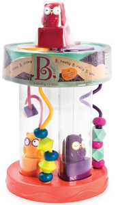 Sorter kształtów z efektem dźwiękowym Hooty-Hoo B.Toys BX1384D, zabawki interaktywne